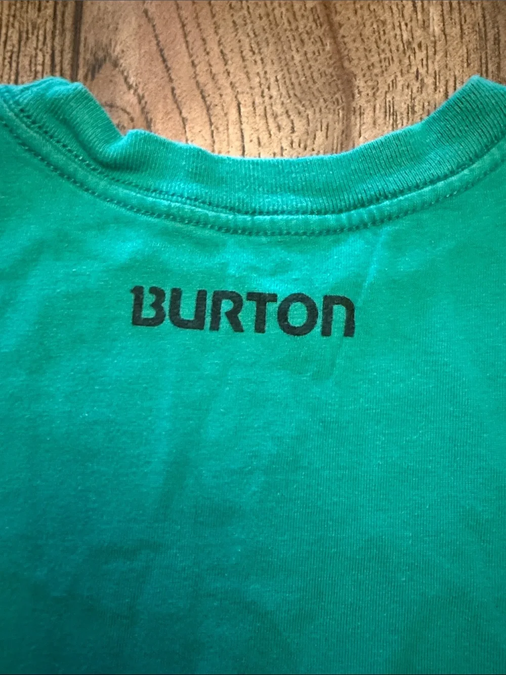 Burton Teal Green Logo Short Sleeve Tee